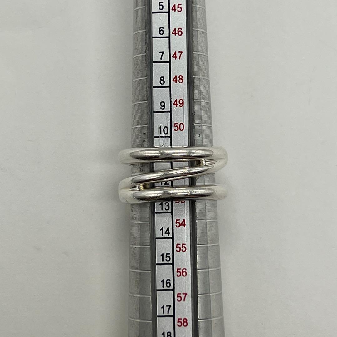 ティファニー TIFFANY ダイアゴナルリング 12号 SV925