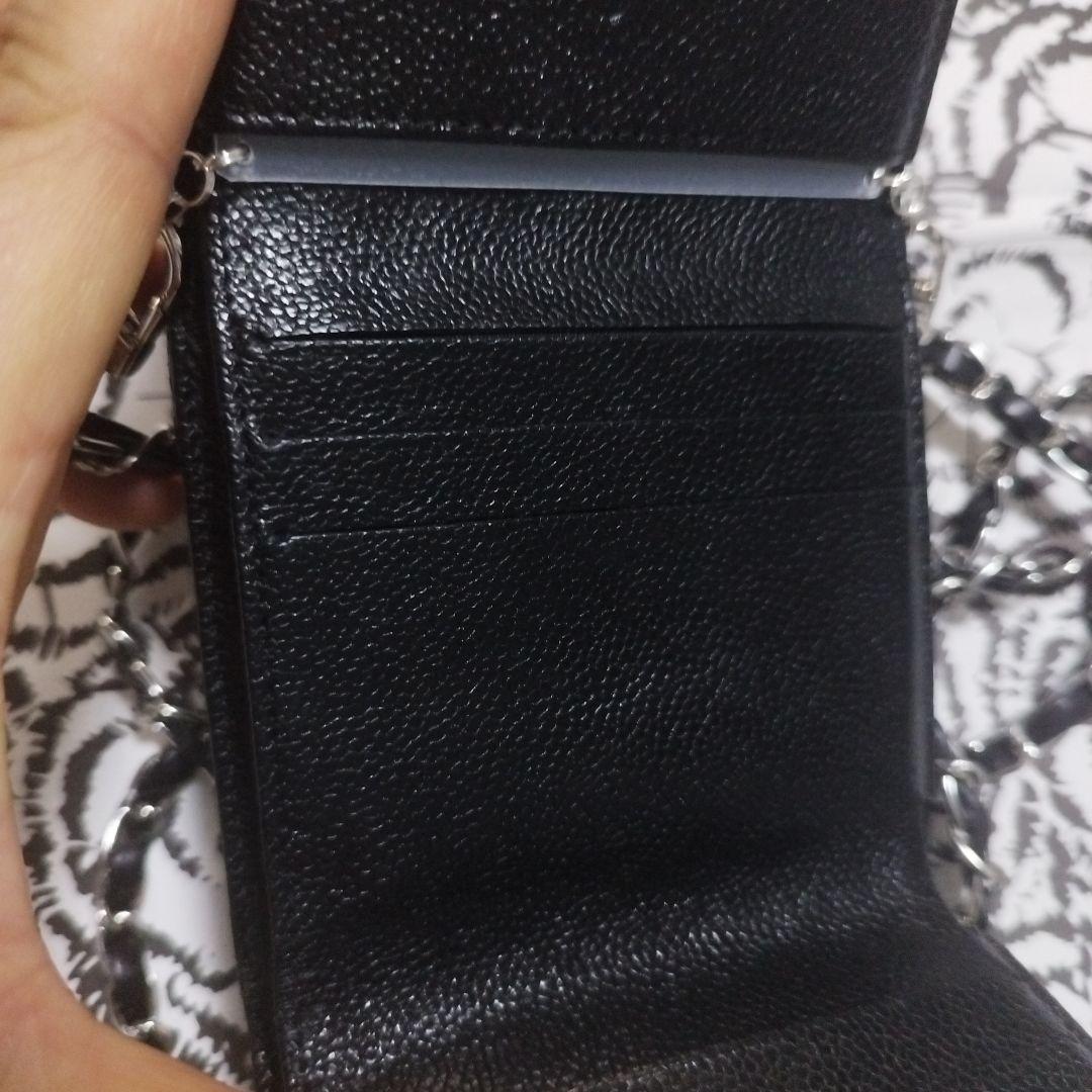 CHANEL マトラッセ　ダブルホック折り財布♥