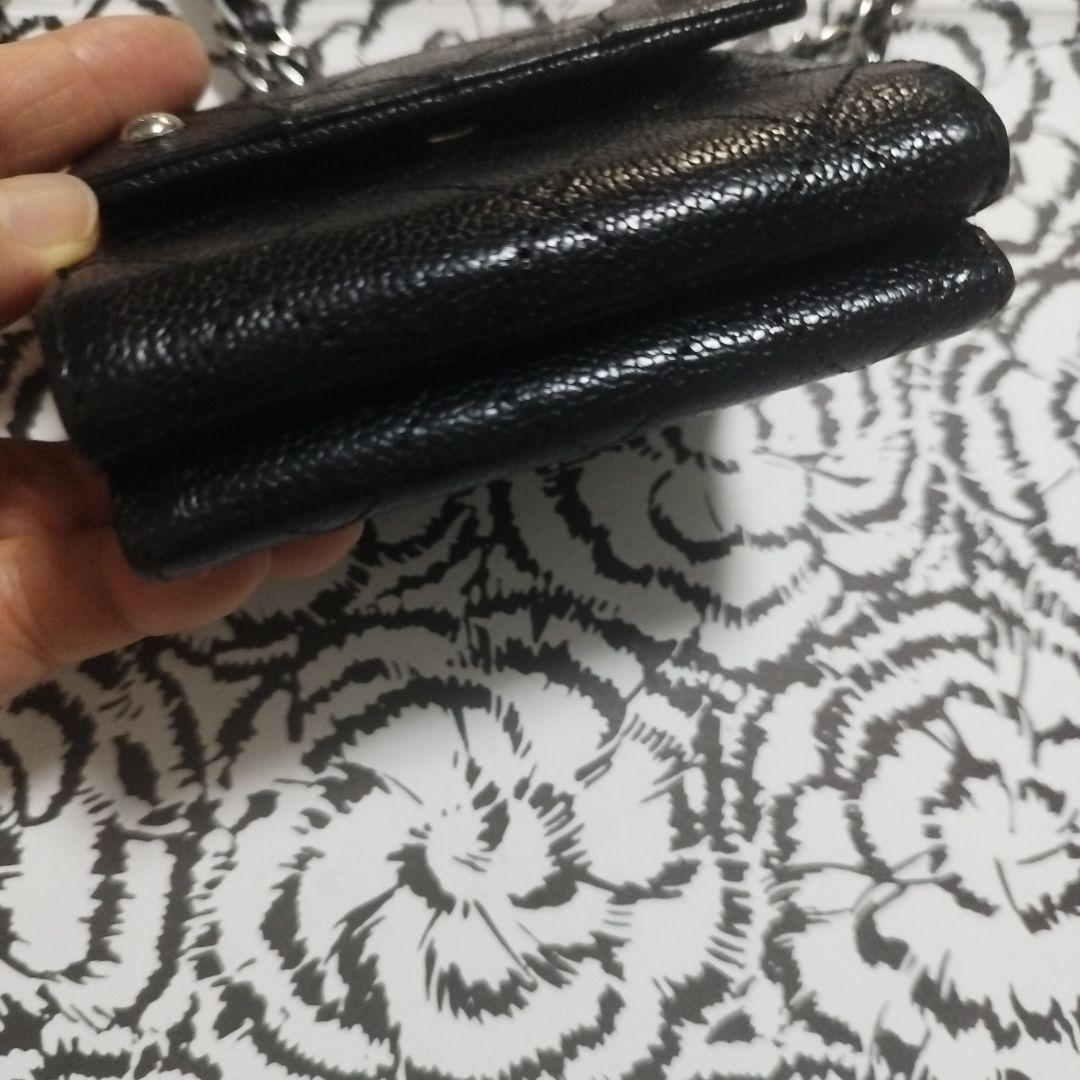 CHANEL マトラッセ　ダブルホック折り財布♥