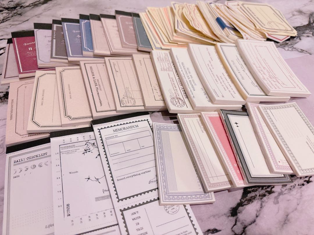 【80サイズ】コラージュ素材　紙モノ　デザペ　まとめ売り⑤