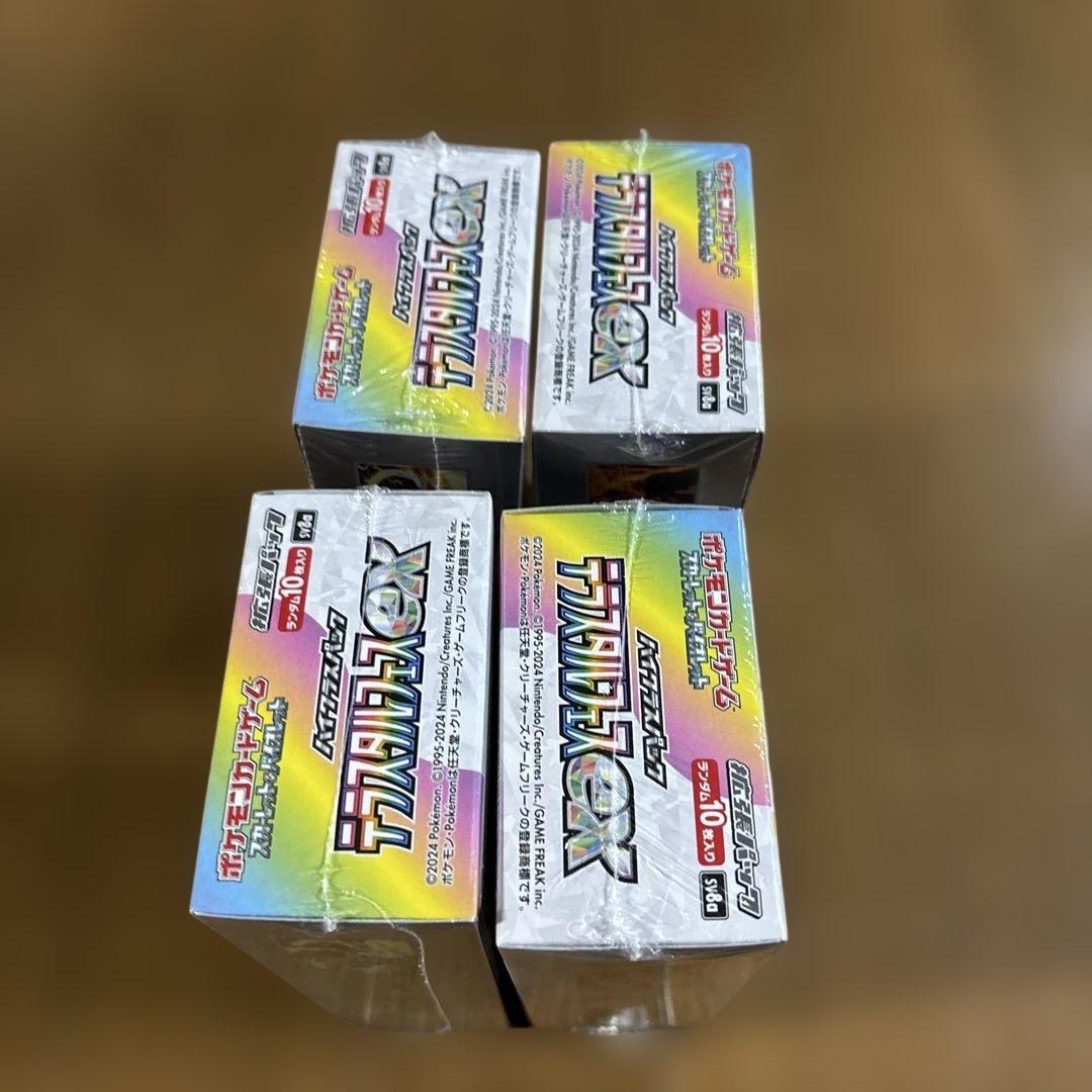 ポケモンカード テラスタルフェスex ボックス 4個セット シュリンク付き