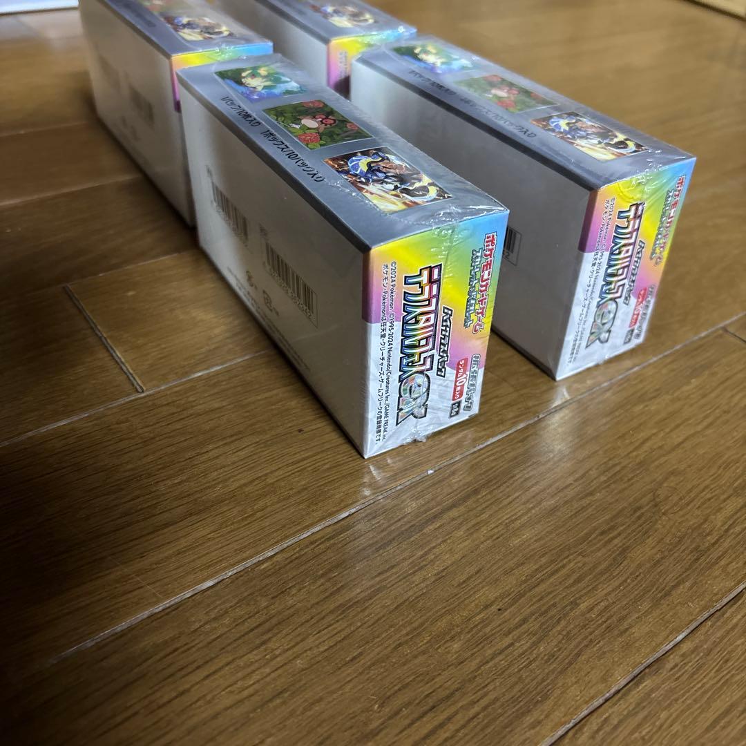 ポケモンカード テラスタルフェスex ボックス 4個セット シュリンク付き