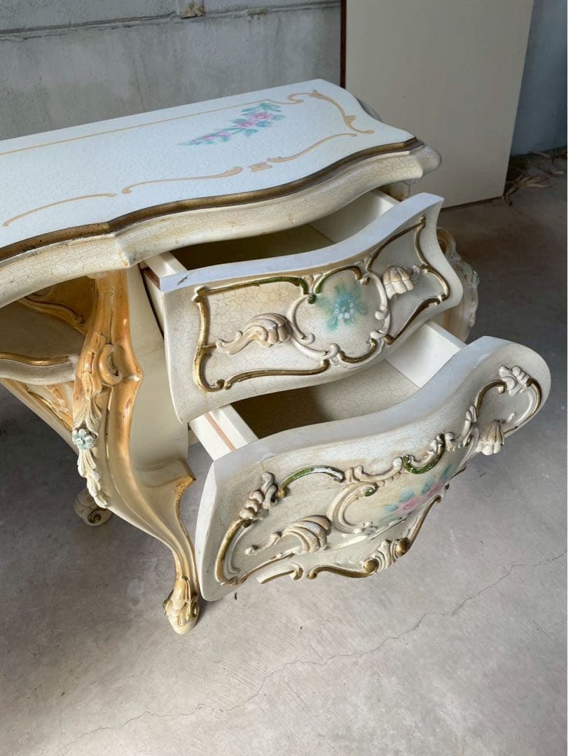 高級家具　イタリア製　SILIK社　コンソール　ロココ調　定価72万