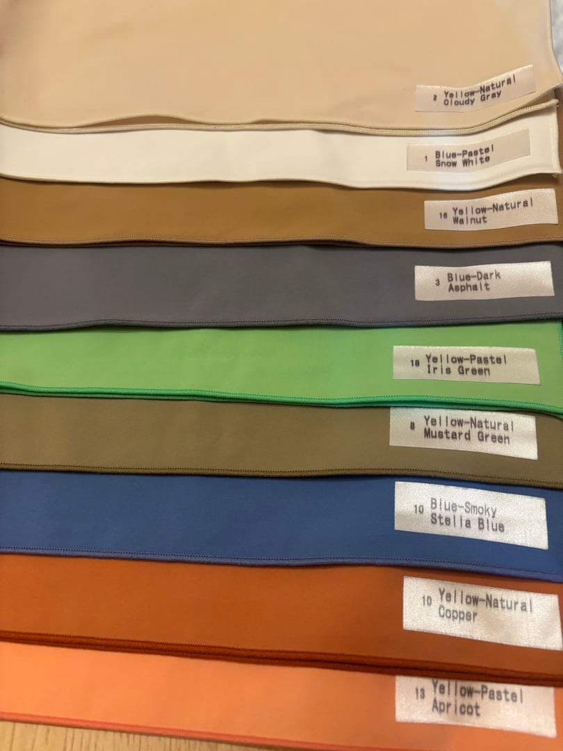 パーソナルカラー診断　ドレープ34枚　オーラ美人