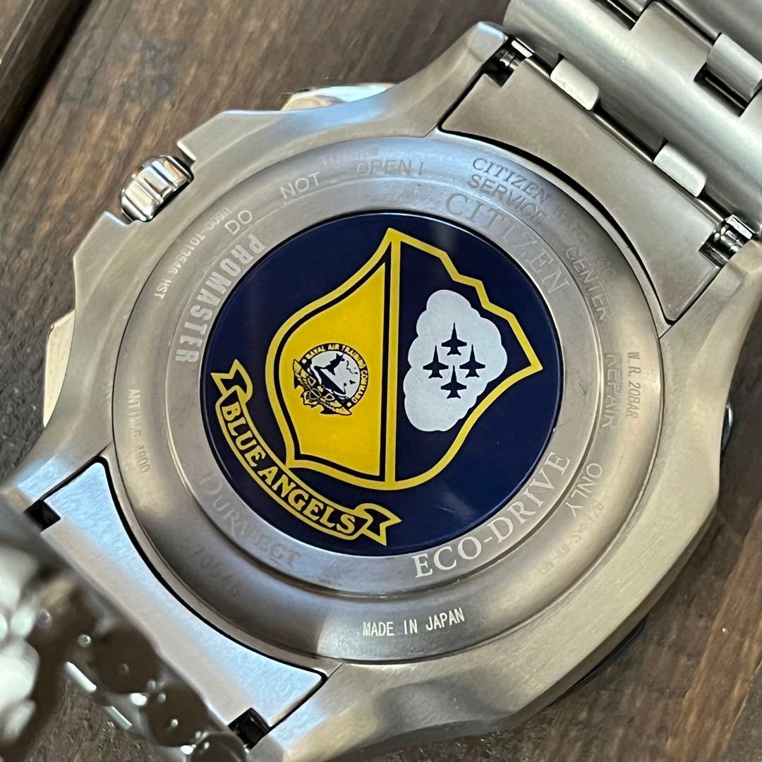 【美品】シチズン プロマスター エコ・ドライブ ブルーエンジェルス