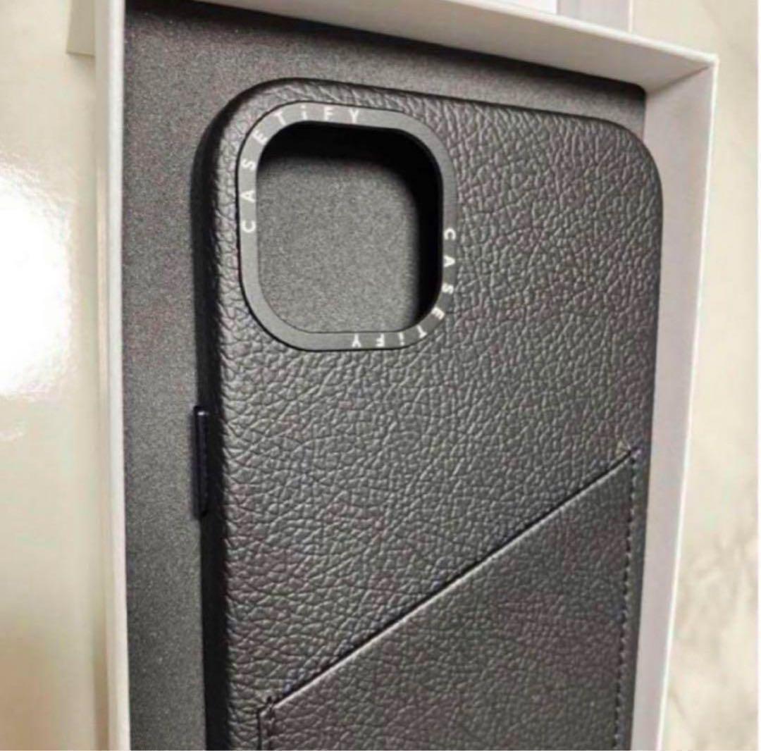 未使用Casetify iPhone14 Plus 15Plus レザーケース