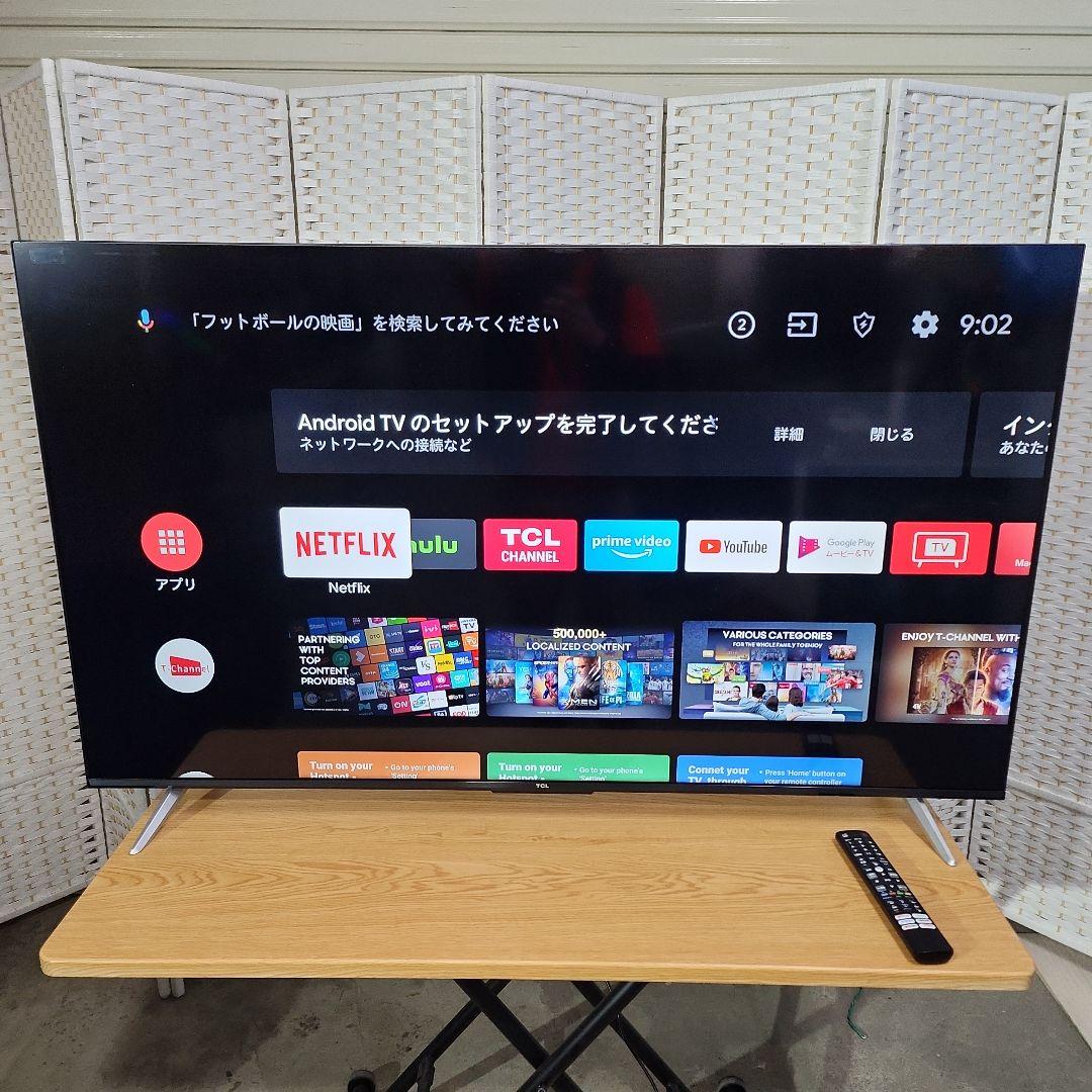TCL 4K液晶テレビ 55V型 スマートテレビ 55JP61　2022年製