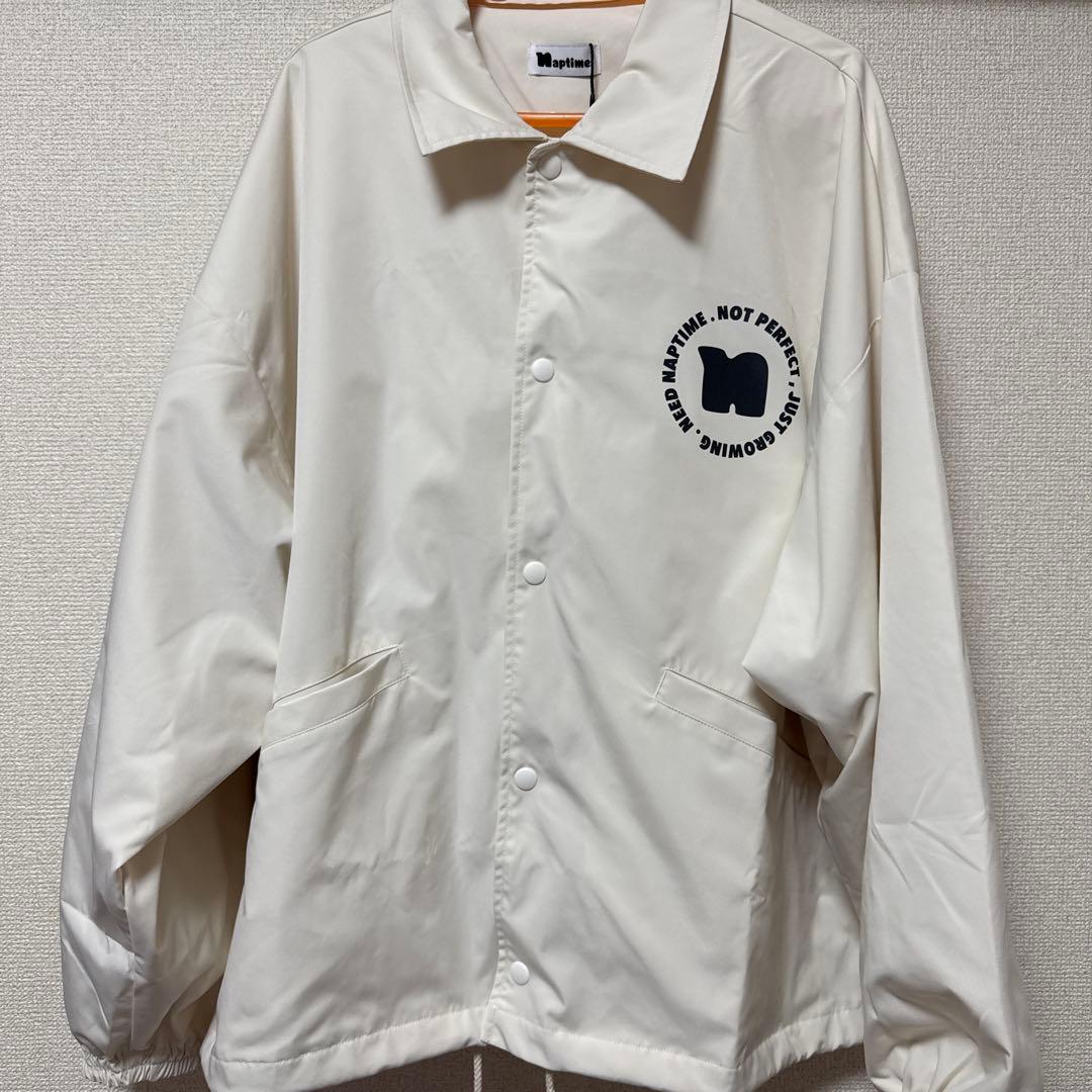 ナップタイム naptime. Nissy コーチジャケット 白