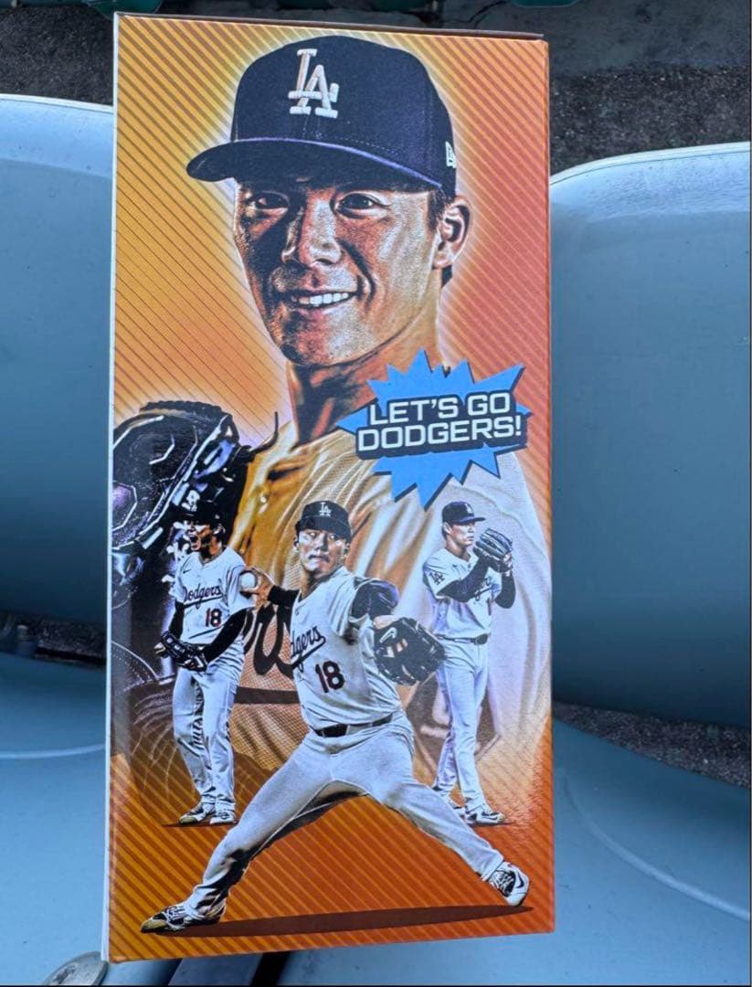 山本由伸　ボブルヘッド　ロサンゼルス　ドジャース　来場者限定　スタジアム配布