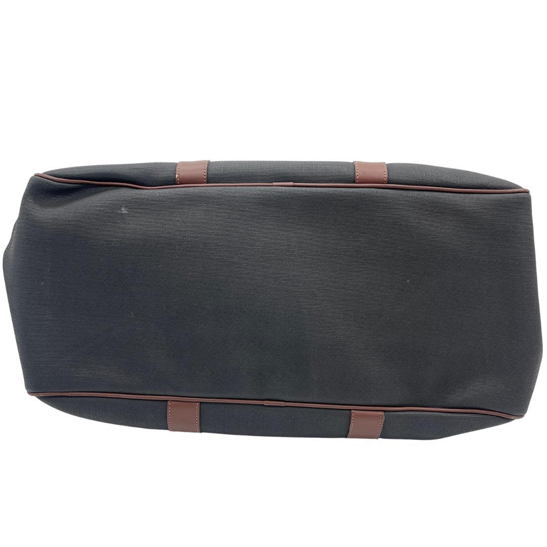 ダンヒル ボストンバッグ キャンバス レザー 大容量