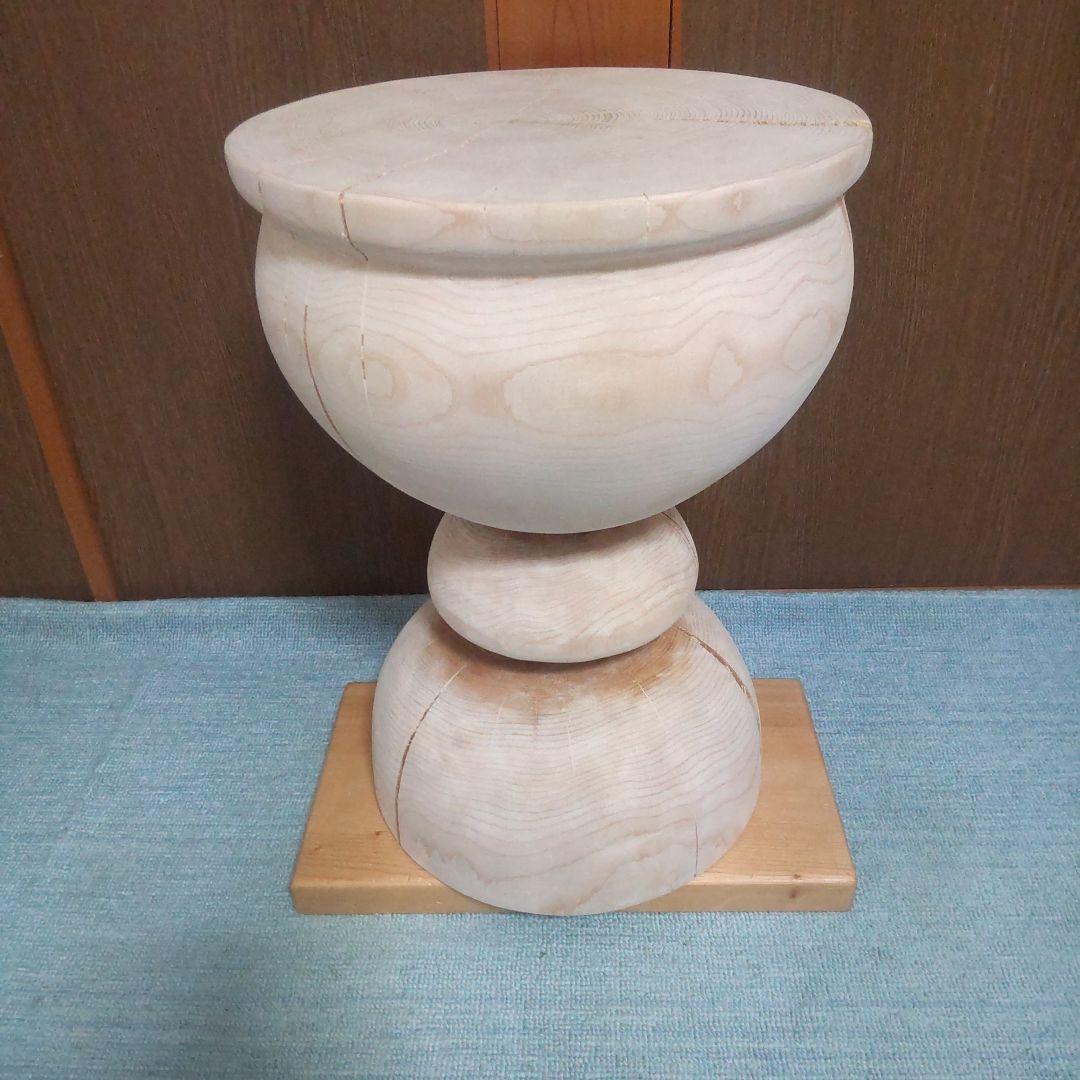 ヒバ丸太椅子 スツール