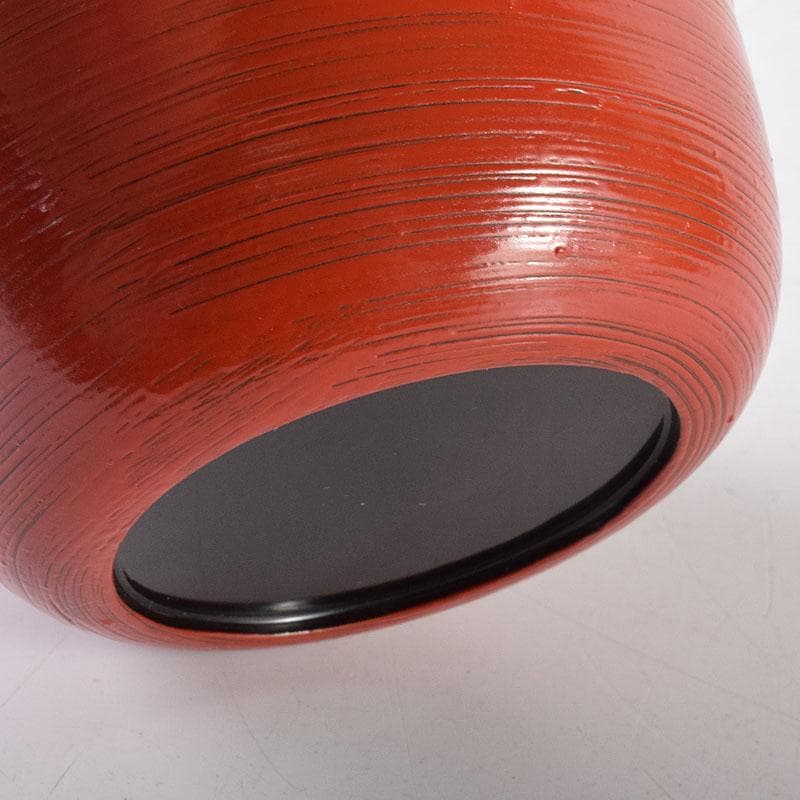 茶道具　輪島塗　岡本陽斎造　朝陽棗　共箱　V　7169