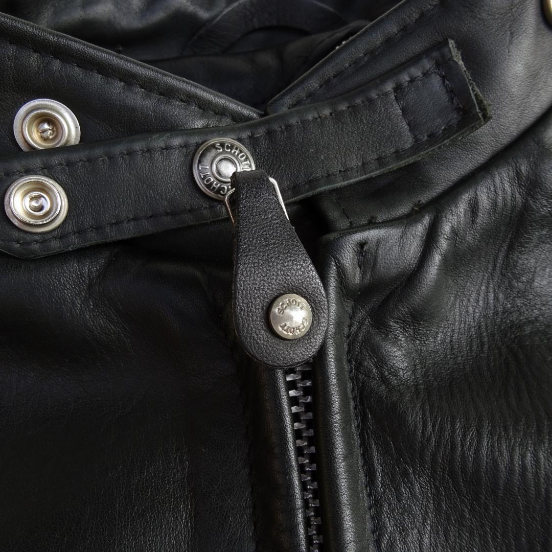 米国製美品上質　Schott ショット 641 42 XL シングルライダース