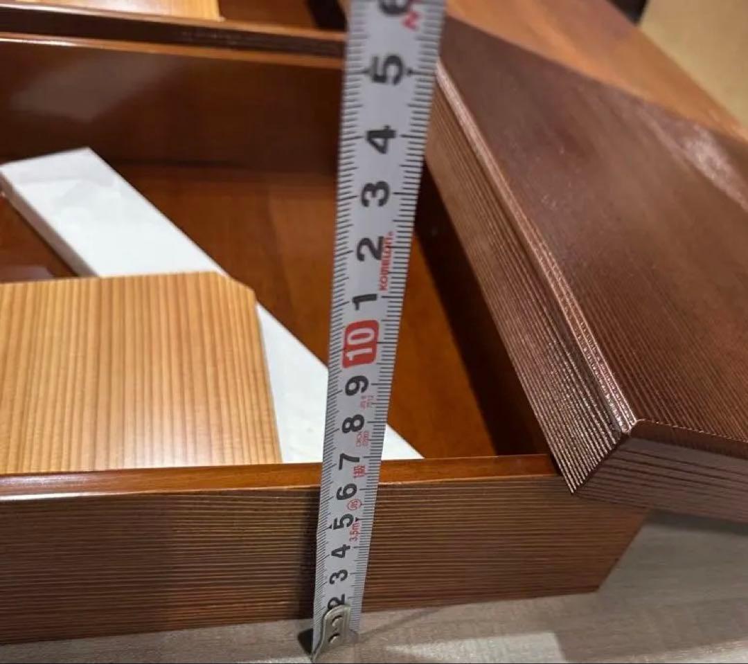 大館工芸社　大館塗　松花堂　仕切り板あり　２個