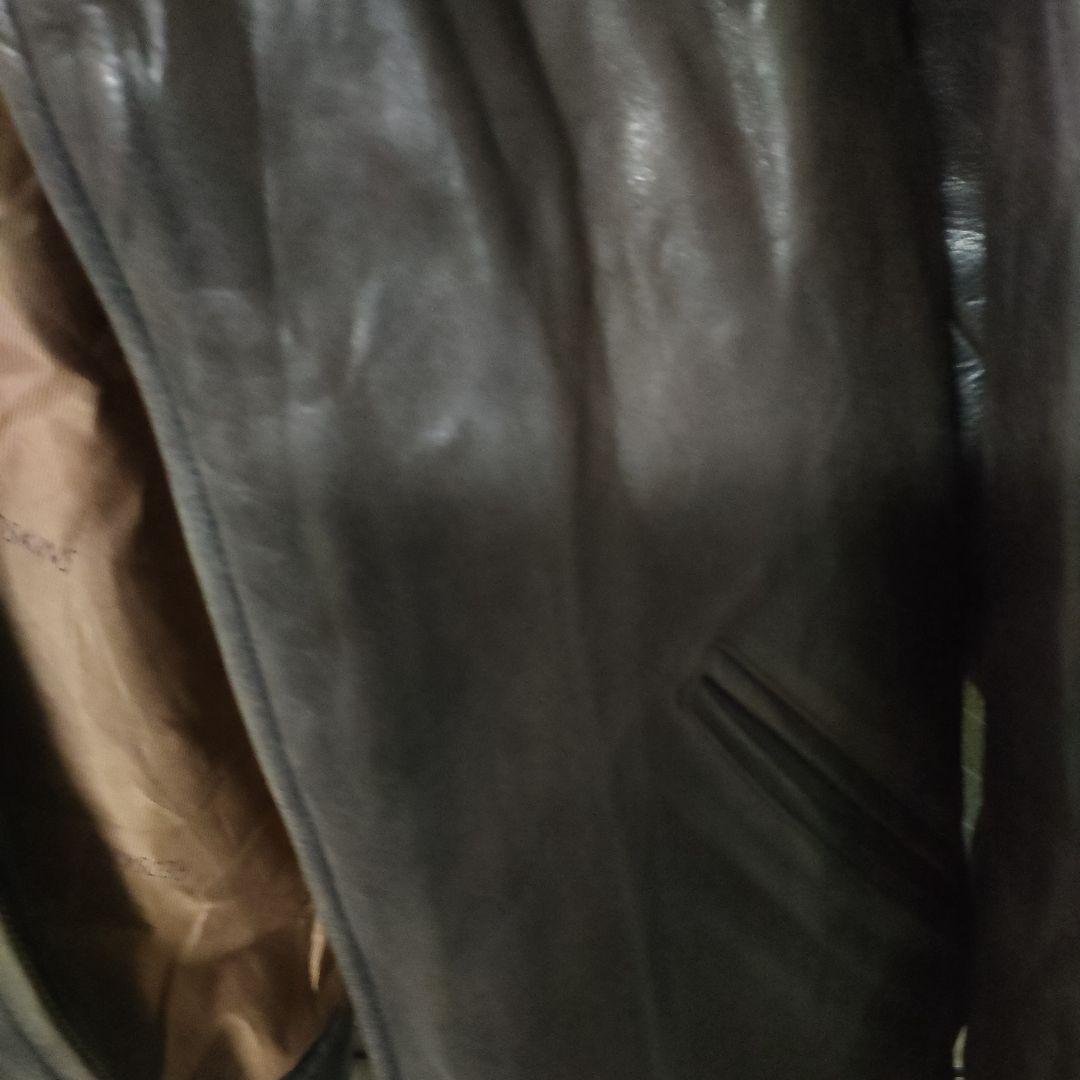 REDSKINS レザーシングルライダースジャケット XL