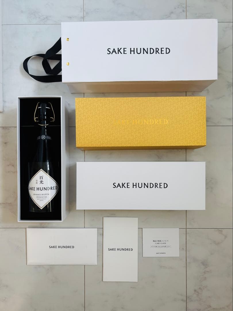 新品⭐︎SAKE HUNDRED BYAKKO BESPOKE クリスタル日本酒