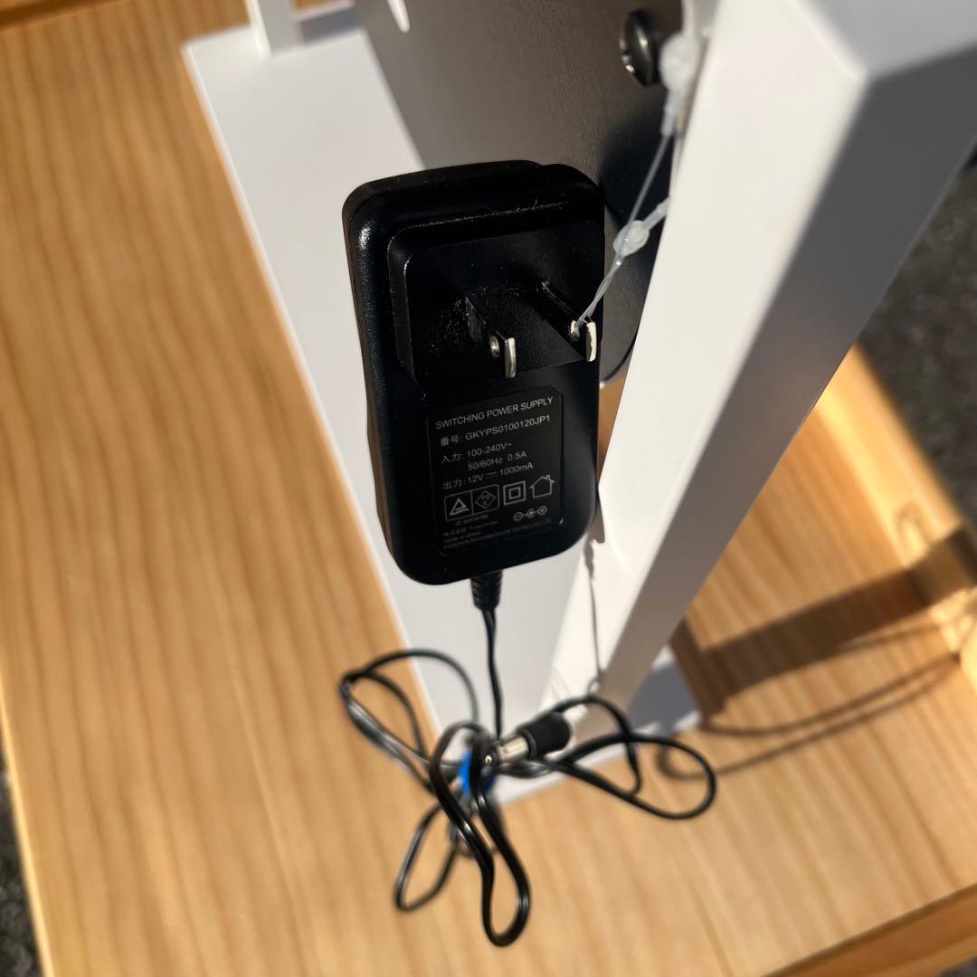 Francfranc フッツェ ハリウッドミラー ラウンド L ホワイト