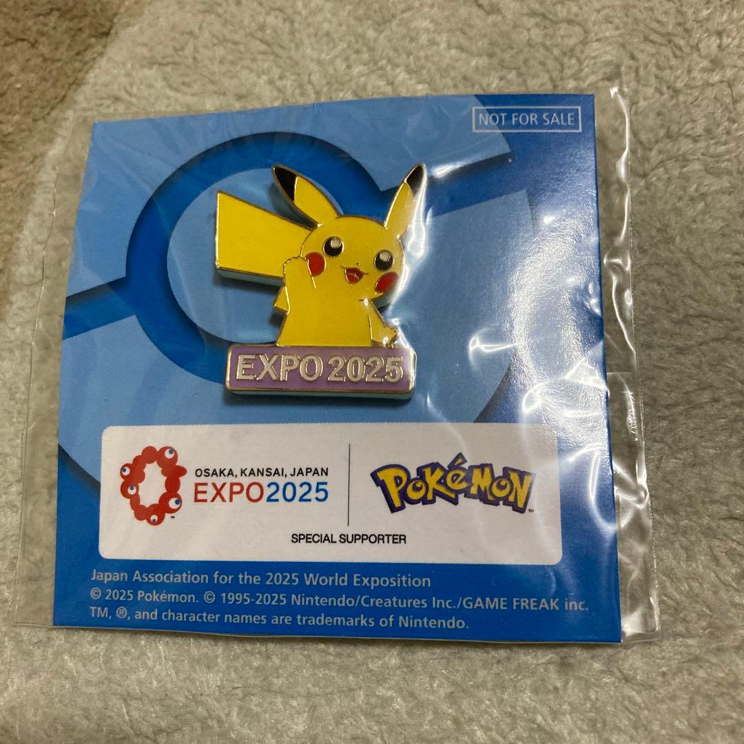 未開封　大阪万博ピカチュウ EXPO 2025 ピンバッジ