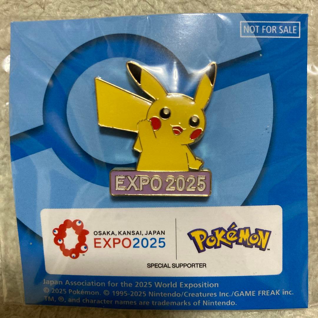 未開封　大阪万博ピカチュウ EXPO 2025 ピンバッジ