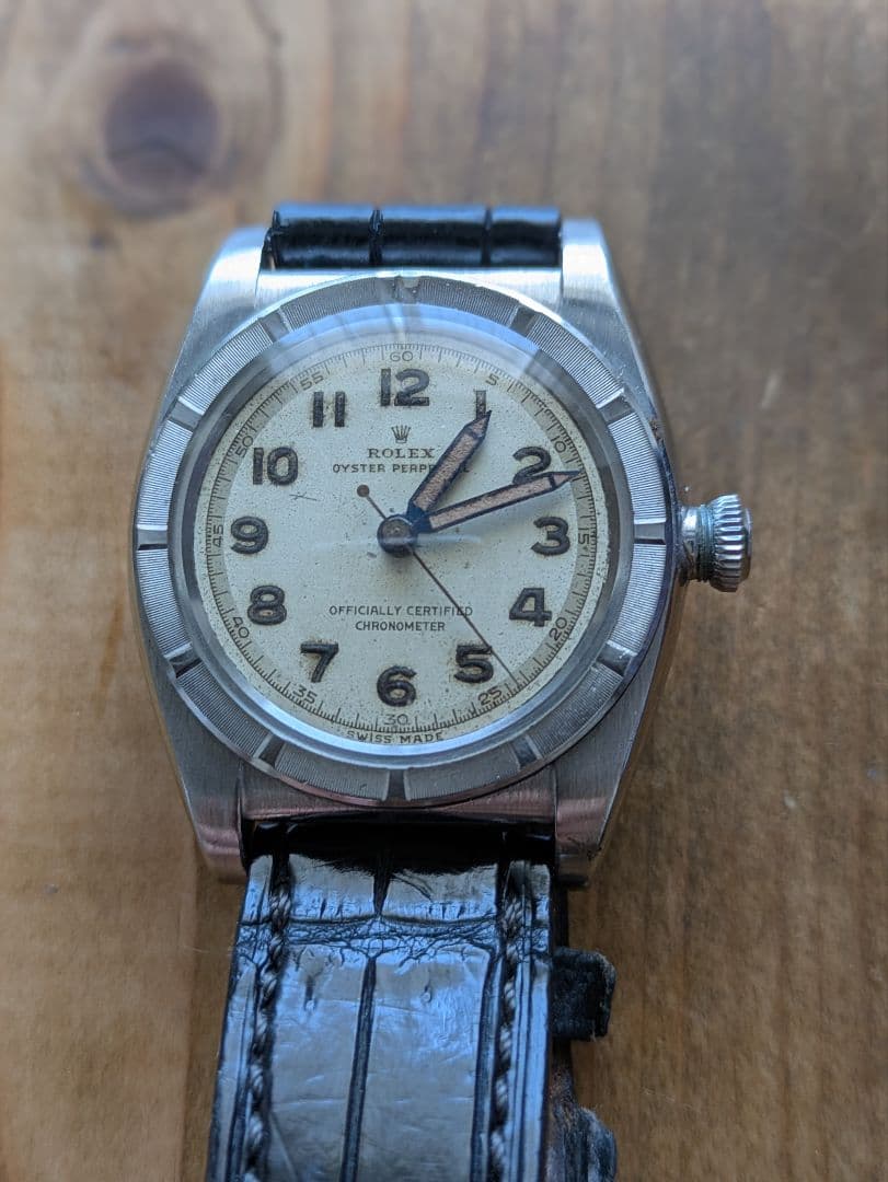 ROLEX バブルバック ヴィンテージロレックス　自動巻 アンティーク時計