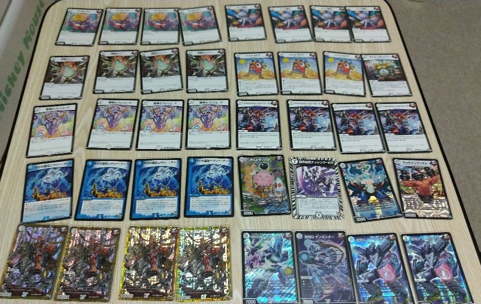 引退デュエマ。ジョーカーズ ミラダンテ 罰怒ブランド などなど