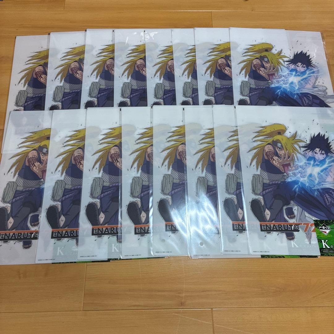 一番くじ NARUTO-ナルト- 疾風伝 K賞 ビジュアルボード　コンプ84点