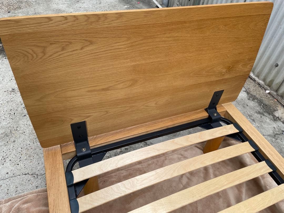 近隣配達可能　無印良品　シングルベッド　フレーム