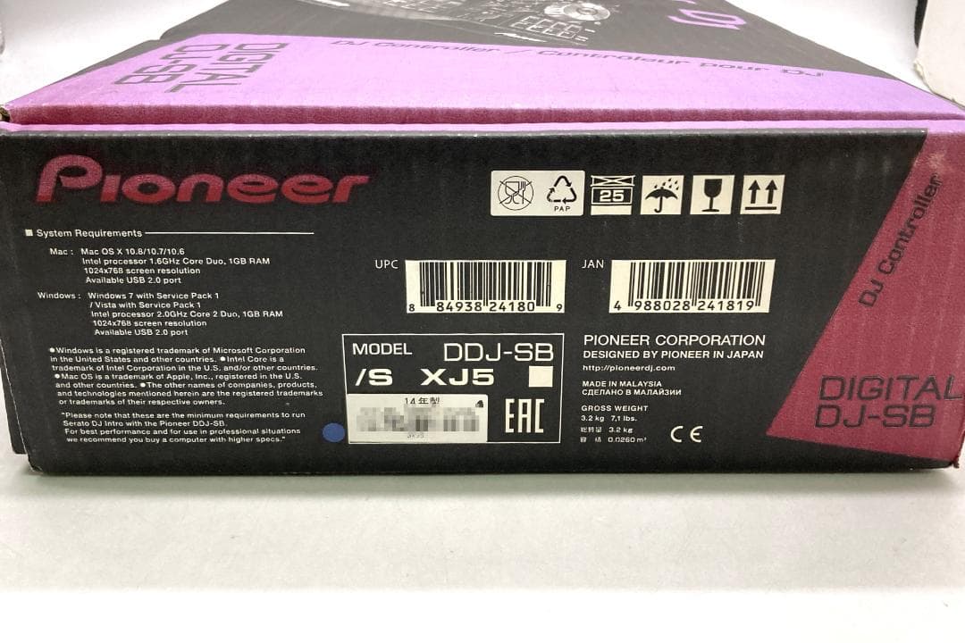 Pioneer　パイオニア　DDJ-SB　PCDJコントローラー