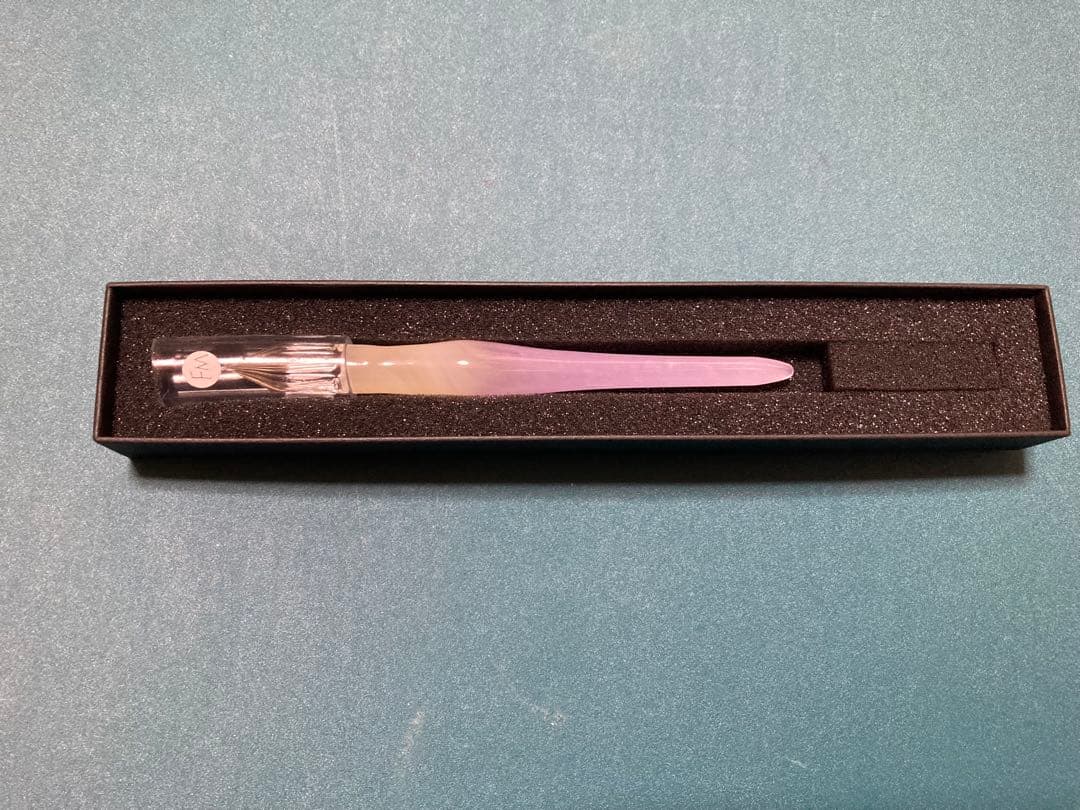 aun ガラスペン　灯すライトパープル　未使用品