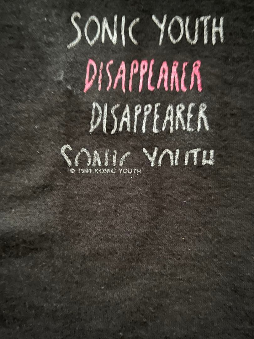 90s Sonic Youth Disappearer Tシャツ ソニックユース