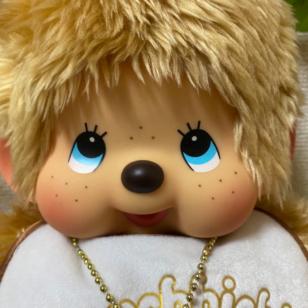 希少 モンチッチぬいぐるみ40th Anniversary 女の子ゴールド L