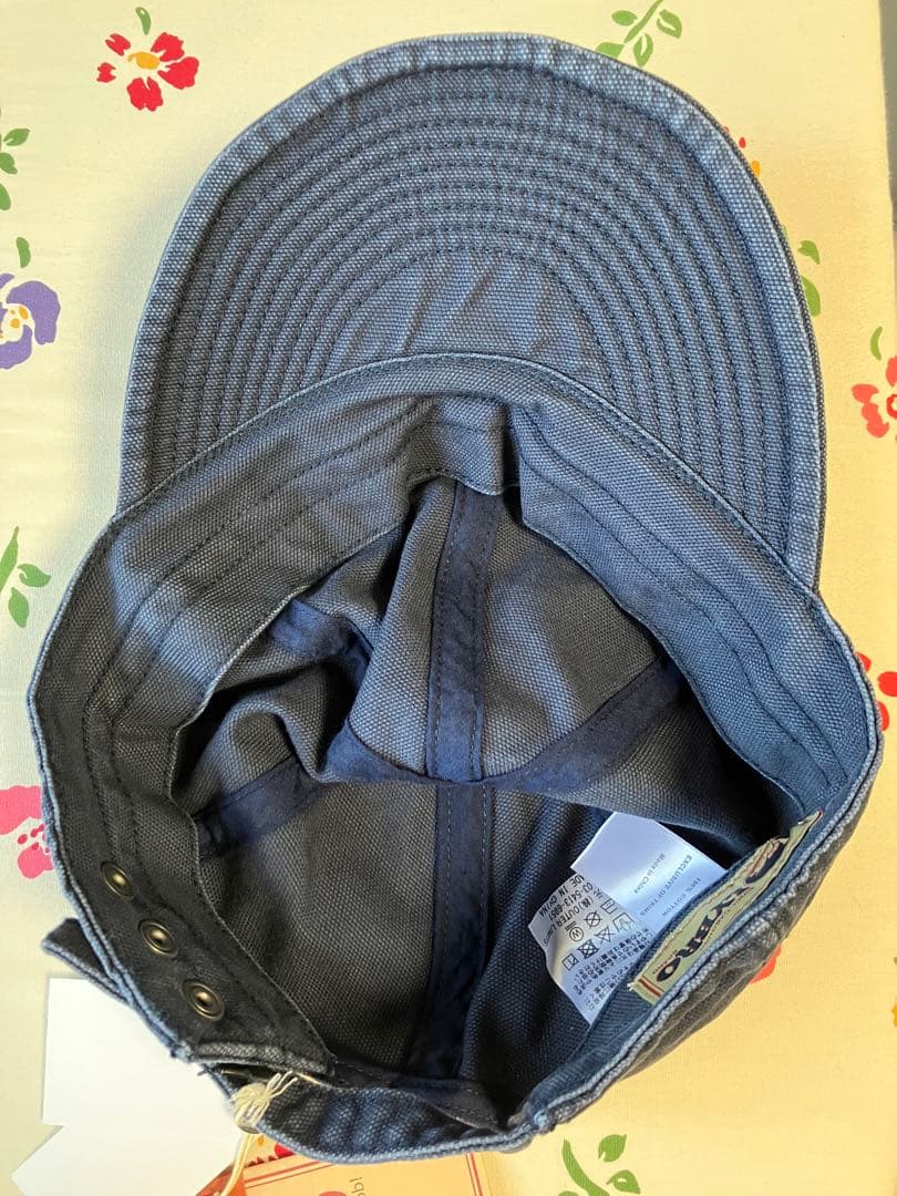 ナイジェルケーボン メカニックキャップ ネイビー フリーサイズ 未使用品