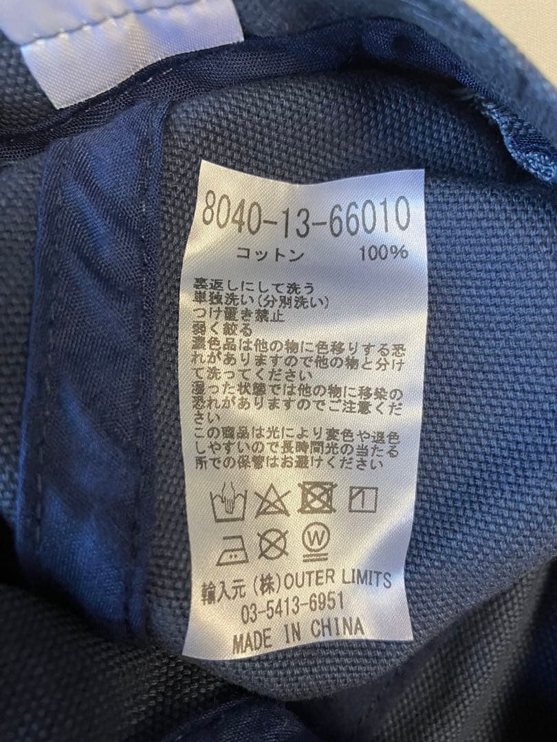 ナイジェルケーボン メカニックキャップ ネイビー フリーサイズ 未使用品