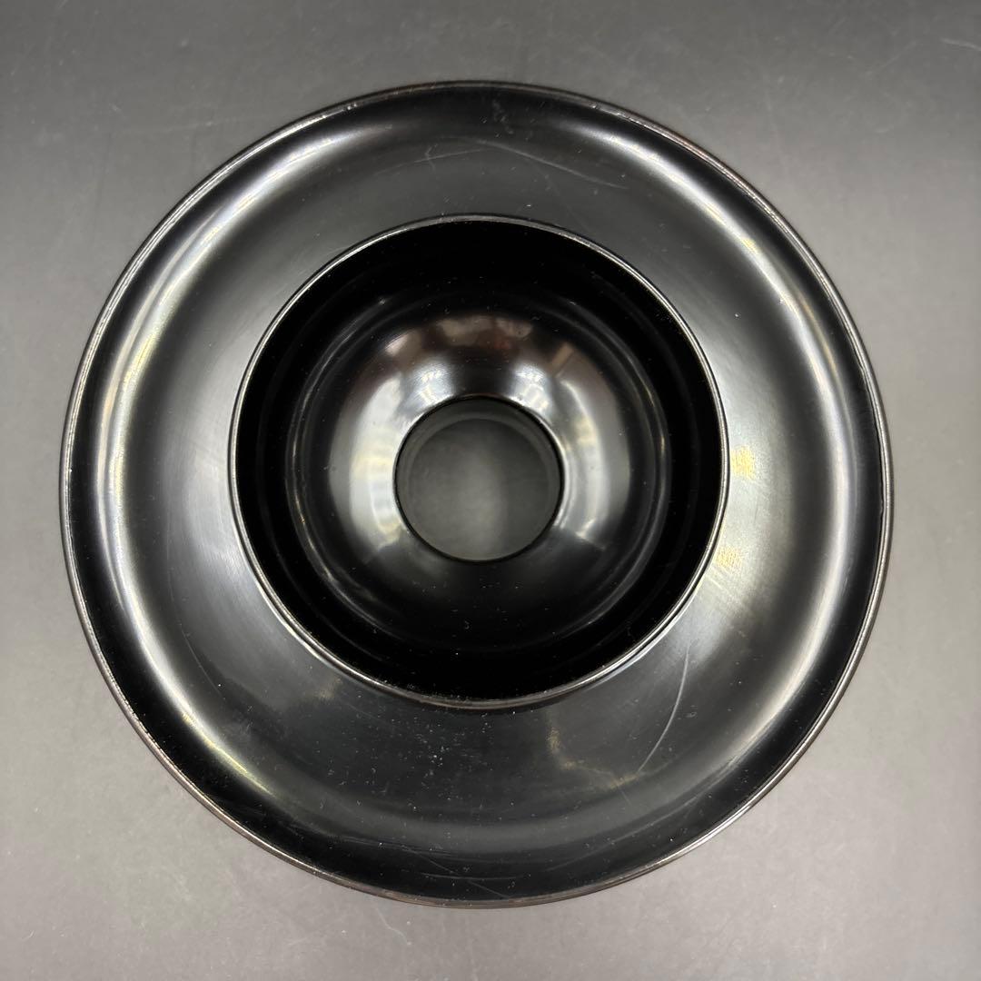 天目茶碗&黒漆天目台のセット　茶道具