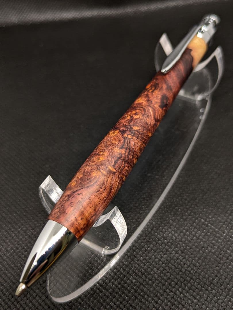 極上杢 ホンジュラスローズウッド瘤 紅白 三神シャープ1100 おまけ付き