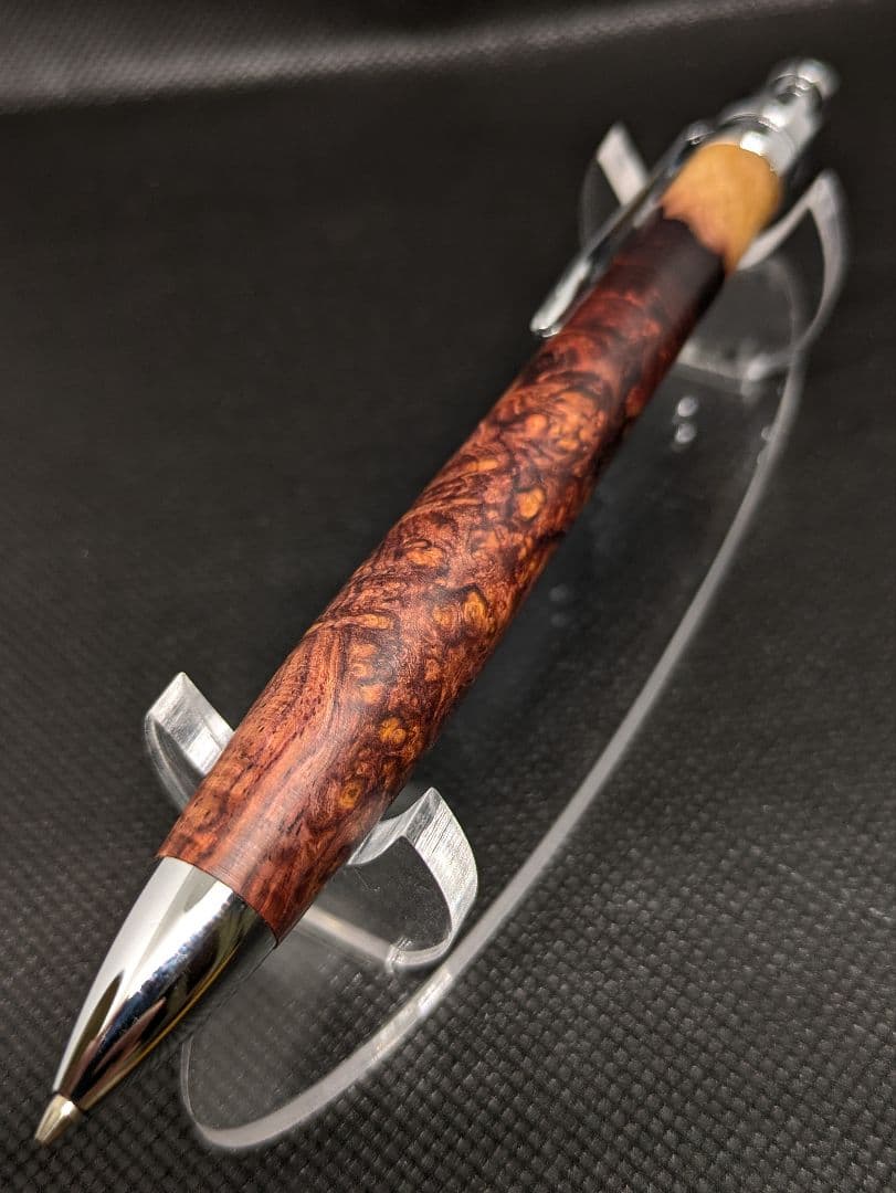 極上杢 ホンジュラスローズウッド瘤 紅白 三神シャープ1100 おまけ付き