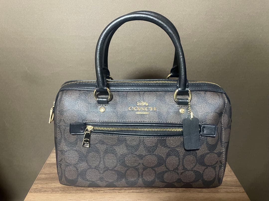 COACH ローアン サッチェル シグネチャー キャンバス