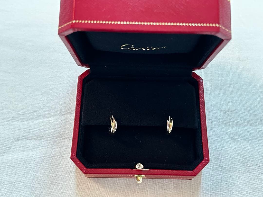 【新品未使用品】Cartierトリニティピアス　ミニ