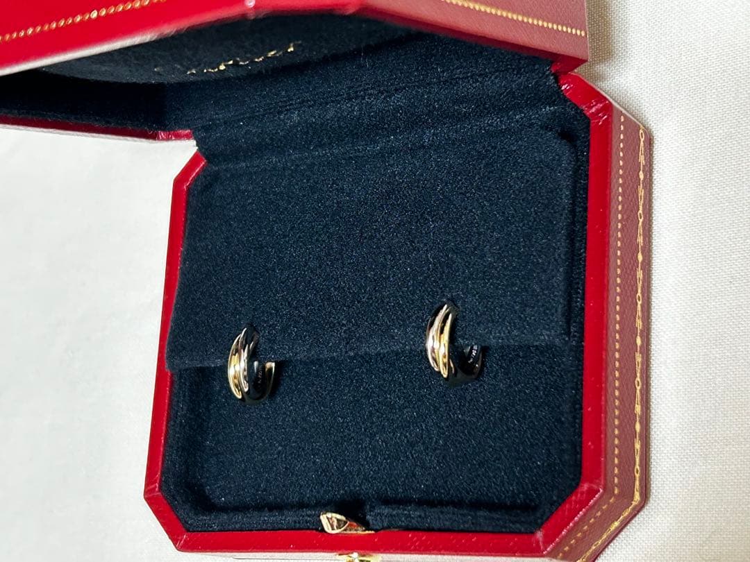 【新品未使用品】Cartierトリニティピアス　ミニ