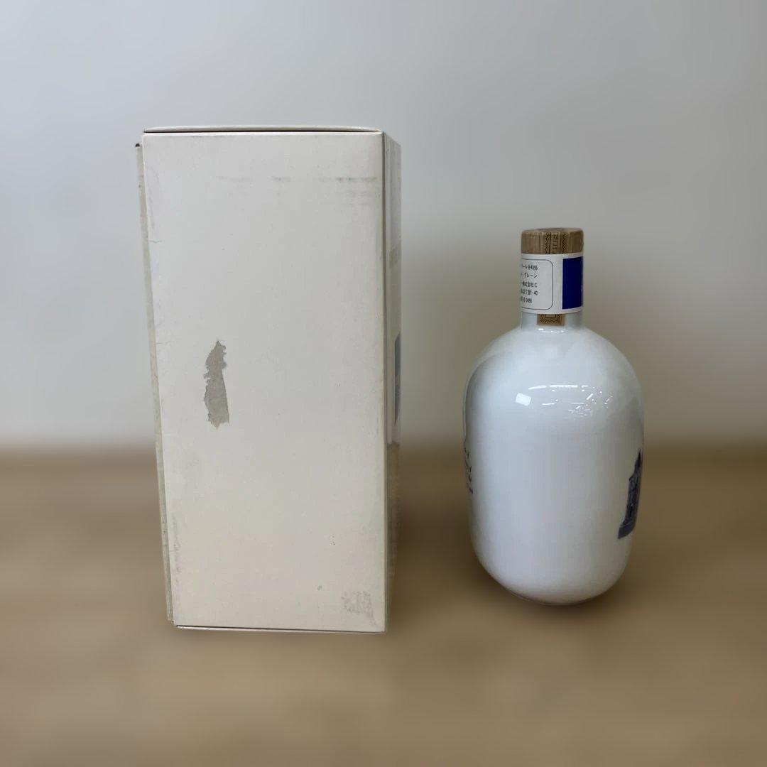 未開栓 サントリーウイスキー特級 富士電機60周年記念 陶器ボトル 外箱付き
