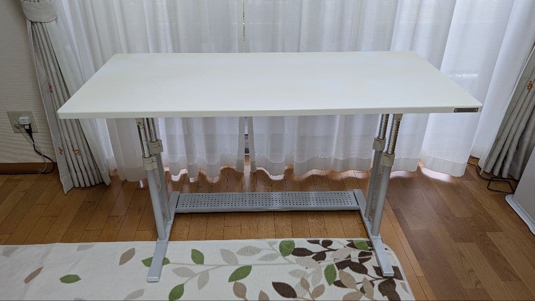 バウヒュッテ ゲーミングデスク 昇降式 ホワイトBHD-1200M-WH