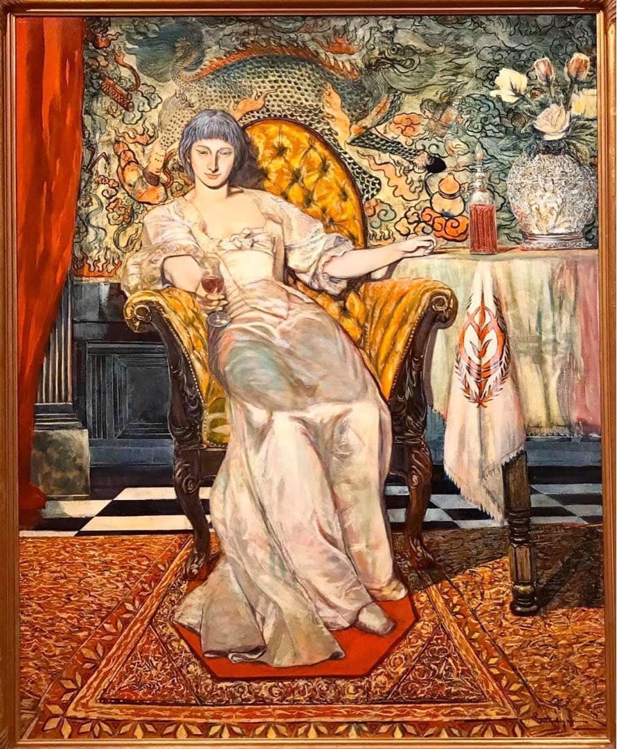 ドガのフリーハンドによる水彩画での模写水彩画 作品