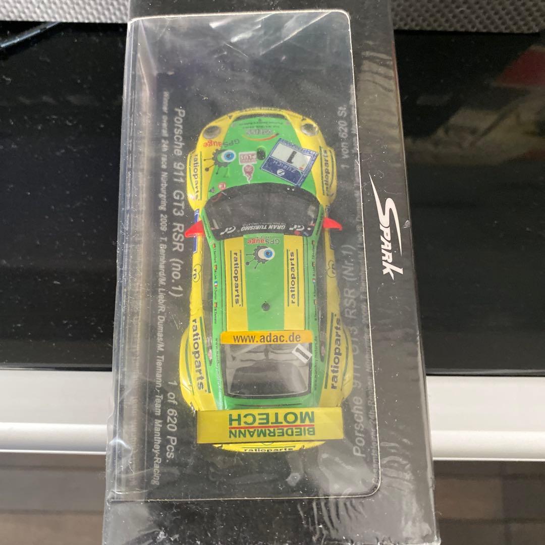 ミニカー MantheyRacing Porsche 911 GT3 RSR 2009