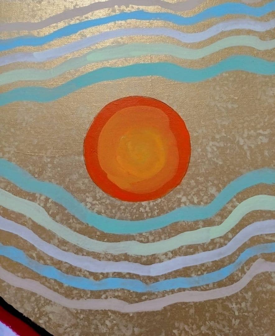 【F20号】片岡球子【めで多き富士】手描き/表裏サイン/油彩/絵画/額縁/額装