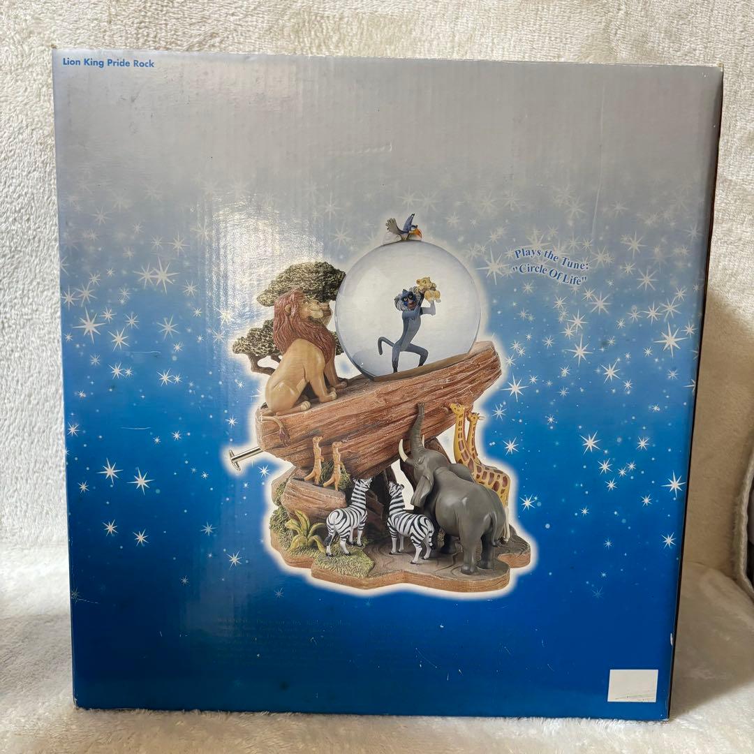 【ほぼ新品】ディズニー スノードーム オルゴール ライオンキング