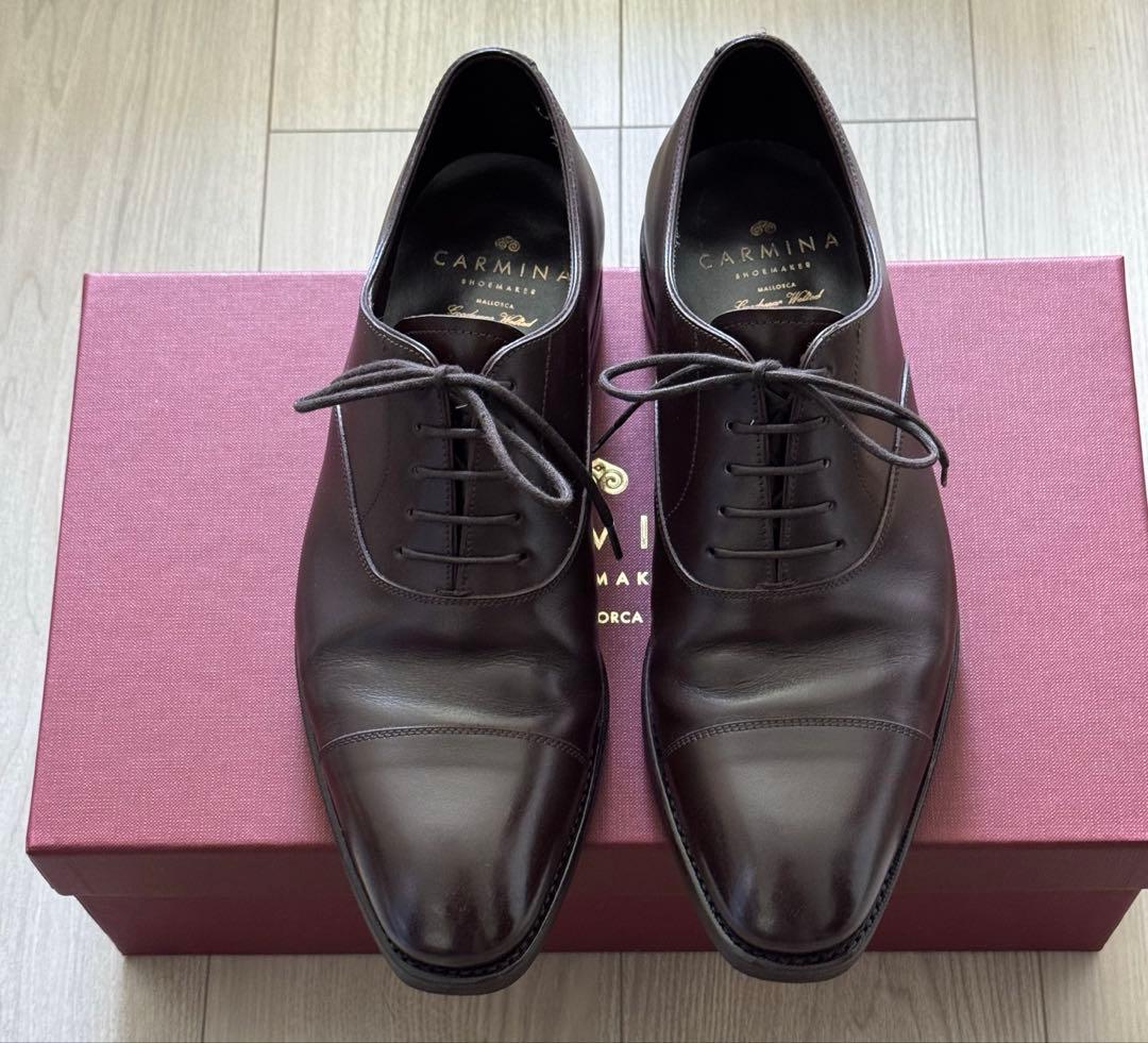 CARMINA ストレートチップ（レイン ラバーソール）80386 UK 6