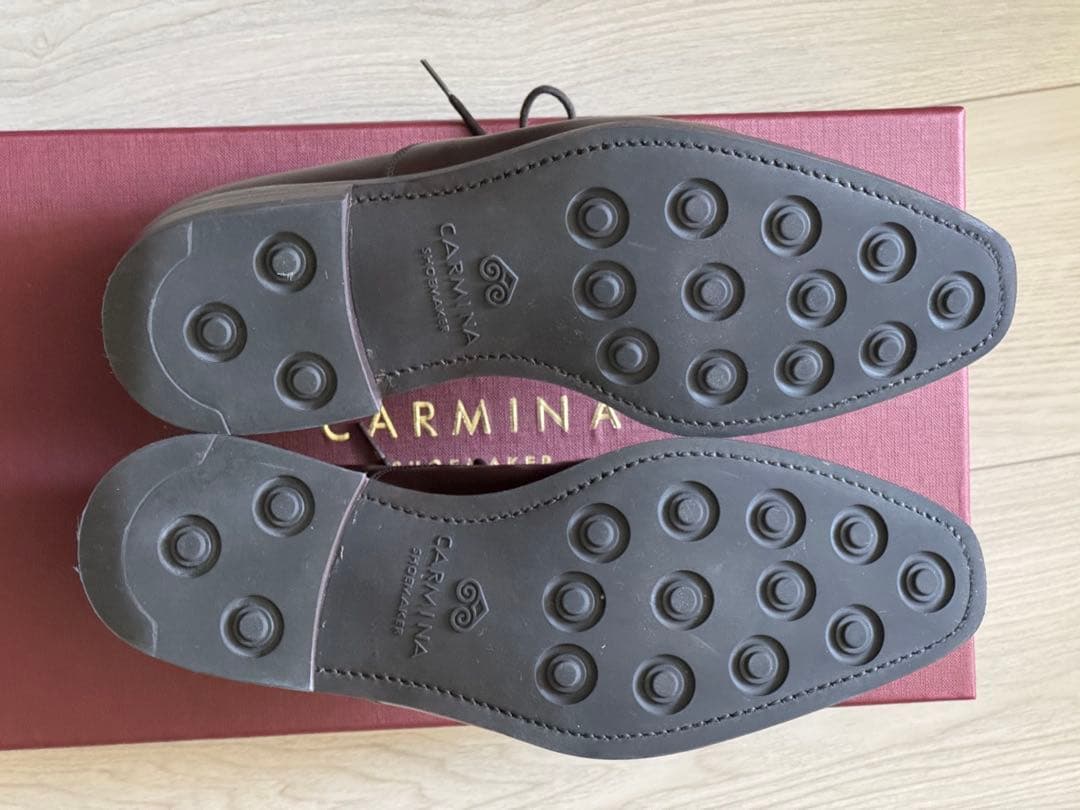 CARMINA ストレートチップ（レイン ラバーソール）80386 UK 6