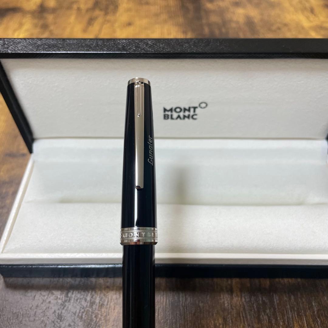 ☆即筆記可☆モンブラン PIX　ローラーボール　キャップ式　ブラック　ネーム有り
