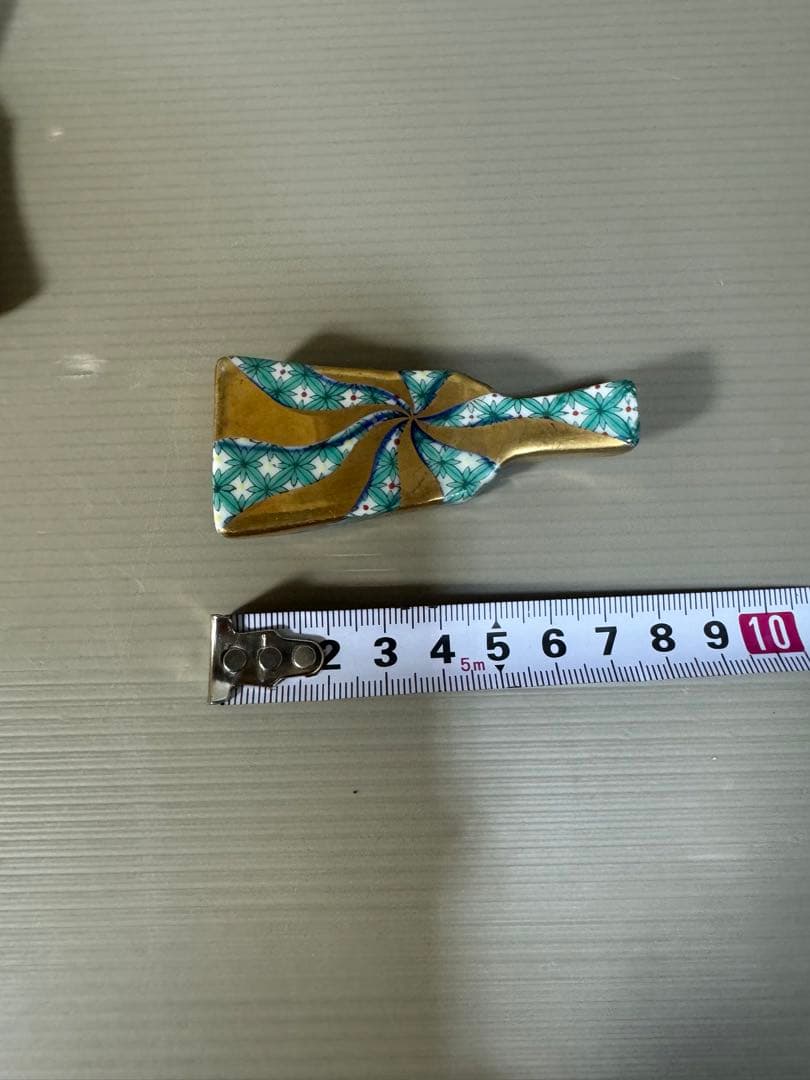 2316 有田焼　賞美堂 其泉 羽子板 箸置揃　5客