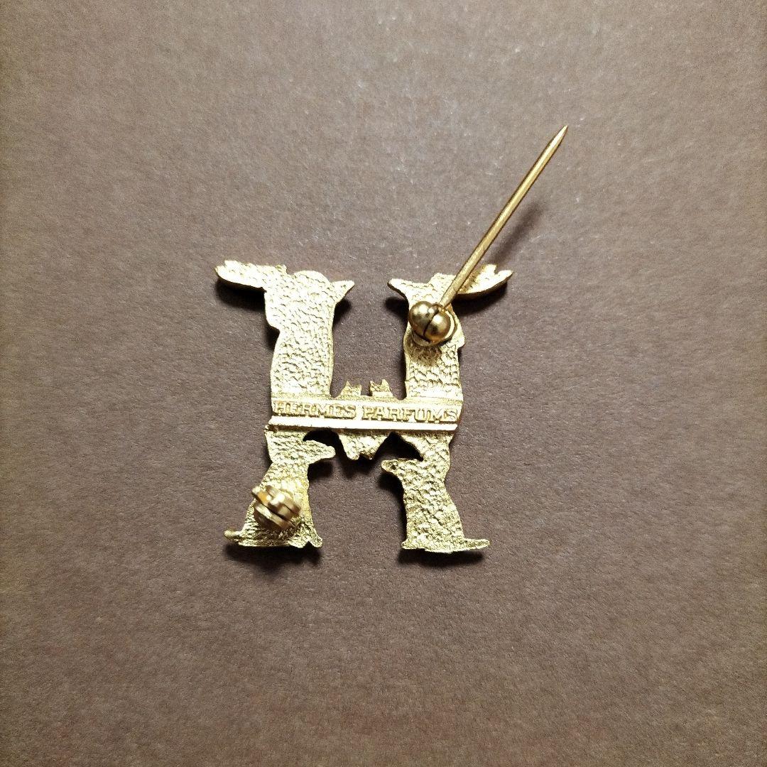 HERMES　エルメス　動物ビンテージブローチ